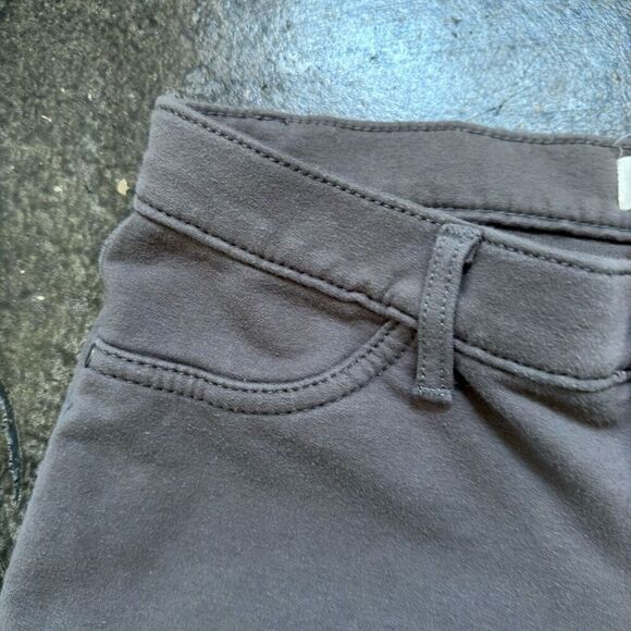 Mudd Women's Solid Cotton Blend Pants Gray Size 5 Low Rise Style Essential - Picture 2 of 14